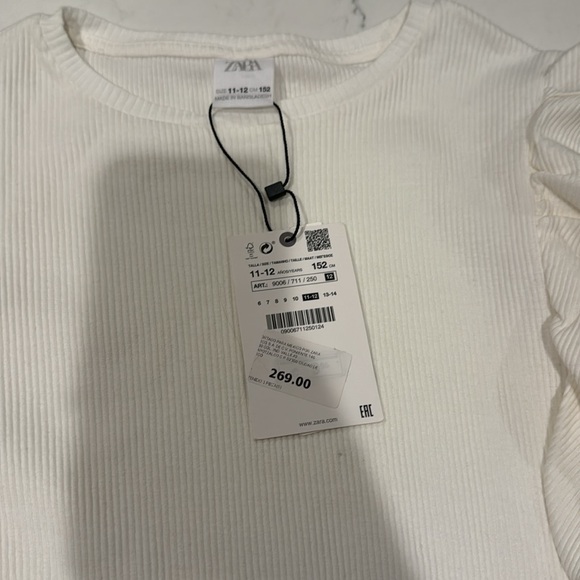 Zara Ruffle Top NWT - Picture 2 of 2